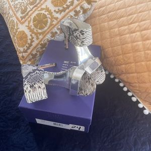 Stuart Weitzman “my slide” mules